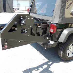 JK Rear Elite Bumper with Tire Carrier - Proline 4wd Equipment - Miami Florida