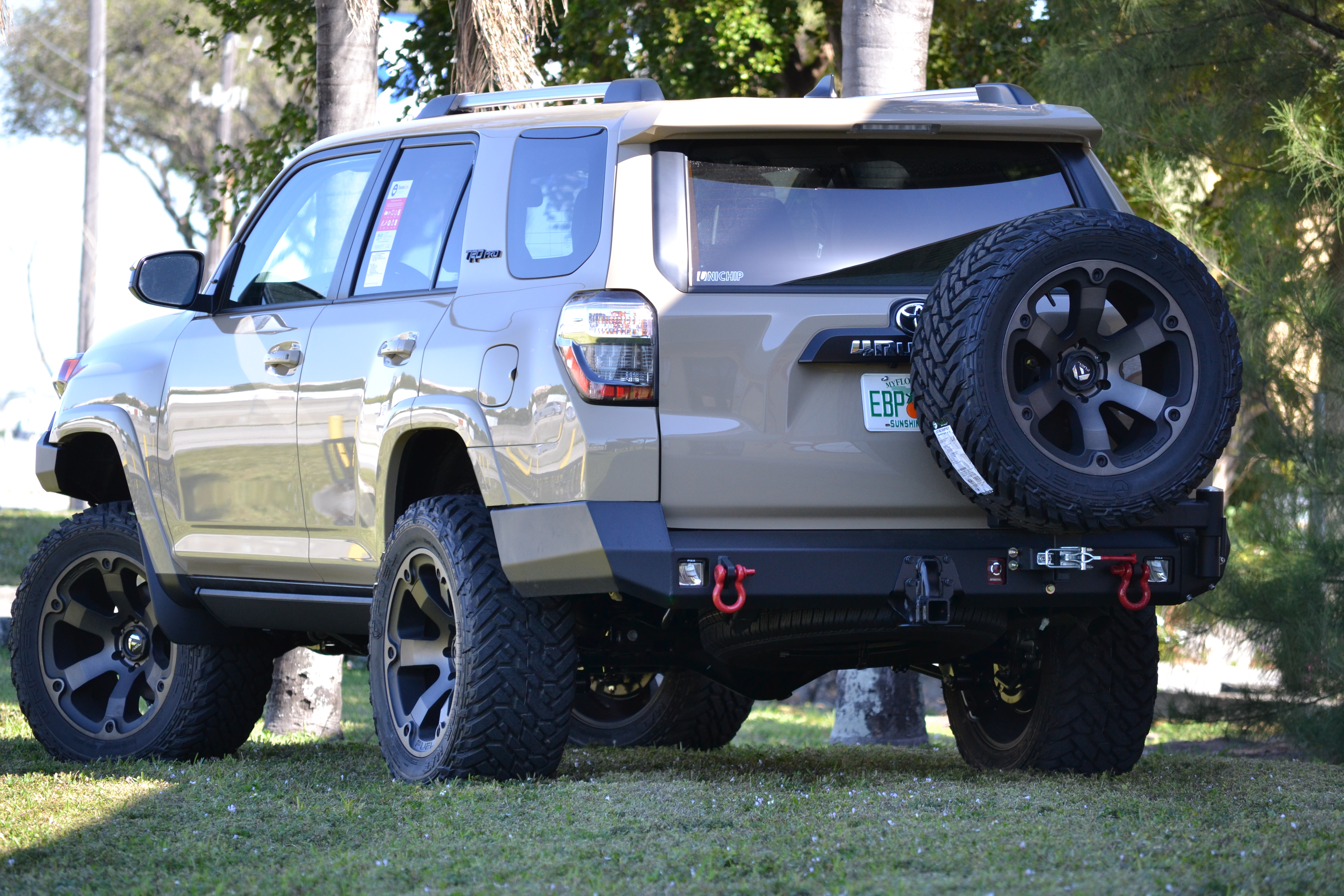 Toyota 4Runner 2010UP Rear Elite Bumper with tire Carrier.
